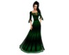Green Accent Gown
