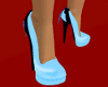 Blue Glam Heels