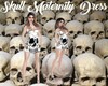 Skull Maternity Dress