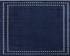 Large Blue & White Rug