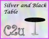 !! Black & Silver Table