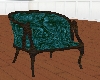LL-Teal Floral chair