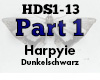 Harpyie Dunkelschwarz 1