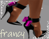 Ally purple black heels