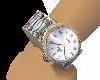 silver diamond watch