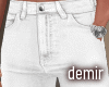 [D] Summer white jeans