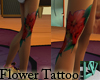 Thigh Flower Tattoos