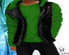 {SS} Green Hoodie Jacket