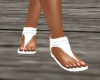 White Beach Sandals