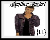 {LL}Leather Jacket+shirt