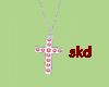 (SK)Pink Sapphire Cross