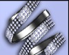 Diamond R Bracelets