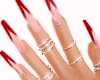 !!☆ french red nails