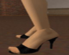 spike black high heels