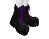 boots black purple
