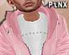 P!! Custom Hoodie Pink M
