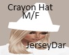 Crayon White Hat M/F