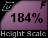 D► Scal Height*F*184%