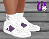 Tennis Shoes Socks purpl