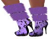African Violet/Blk Boots
