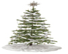 CHRISTMAS TREE WHITE )KL