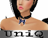 UniQ Blue Bow Collar