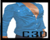 C3D- Blue Jean Shirt