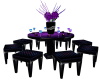 black and purple table