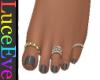 Grey Nuria Feet