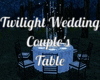 Twilight Wedding Table