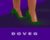 Dark Green Heels