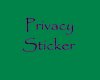 Privacy Sticker