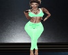 Lime Green Sweat Pants
