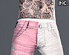 inc. 2 Tones Pink Jeans