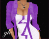 Purple Jacket W/ Dress