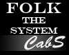 FOLK the System sticker