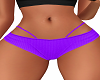 (F) Purple Mini Shorts