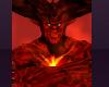 Dark Red Devil Flames Fire Halloween Demons Evil Funny Laugh