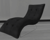 ズBlack Leather Chaise