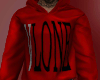 Red Lone Hoodie