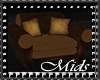 (M) Brown Armchair