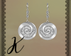 Kira Earrings Silv White