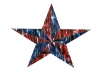 red and blue star
