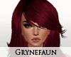 Dark red long hairstyle