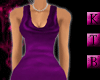 BM Purple Ruffle Gown
