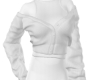 *B* White Open Cardigan
