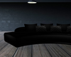 Black Round Large couch