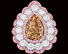 Diana M, Wht Gold Ring