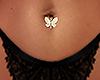 belly piercing butterfly