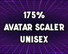 X. AVATAR SCALER 175%